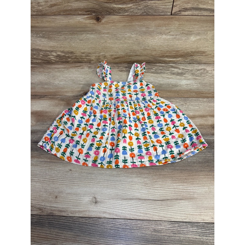 Hanna Andersson Floral Dress White sz 6-12m White 6m