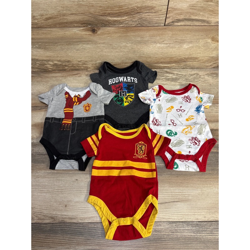Harry Potter 4pk Bodysuits sz 3m Multicolor 3m