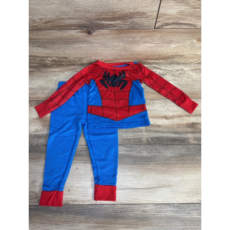Marvel Spider-Man 2pc Pajama Set Red/Blue sz 3T Blue 3T