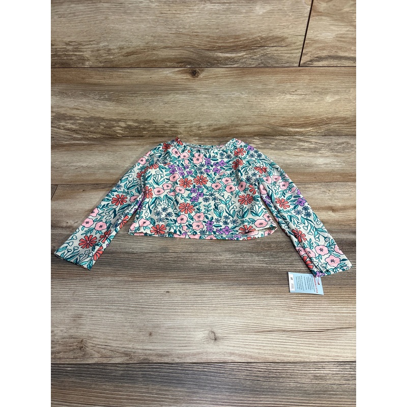 NEW Cat & Jack Floral Rashguard sz 5T Multicolor 5T