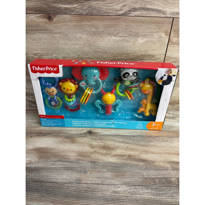 NEW Fisher Price Playful Pals Gift Set