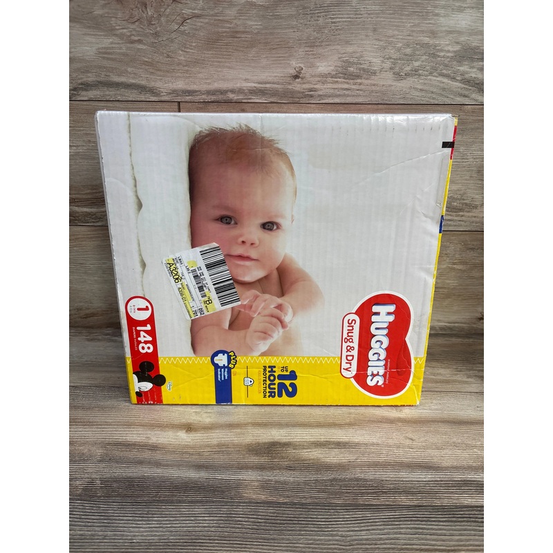 NEW Huggies Box of Snug & Dry Size 1 Diapers 148 Ct
