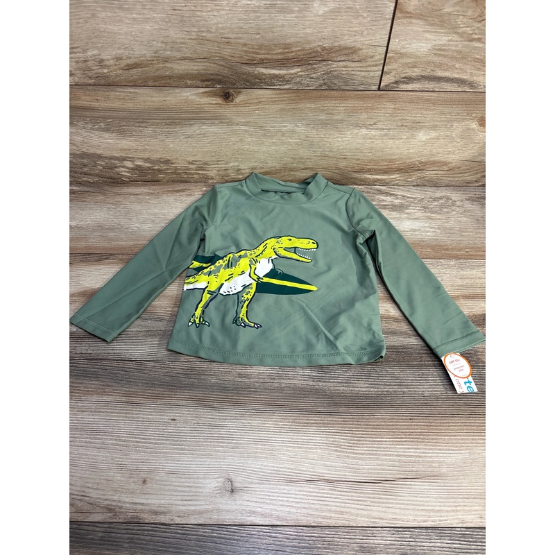NEW Just One You Dinosaur Rashguard Green sz 3T Green 3T
