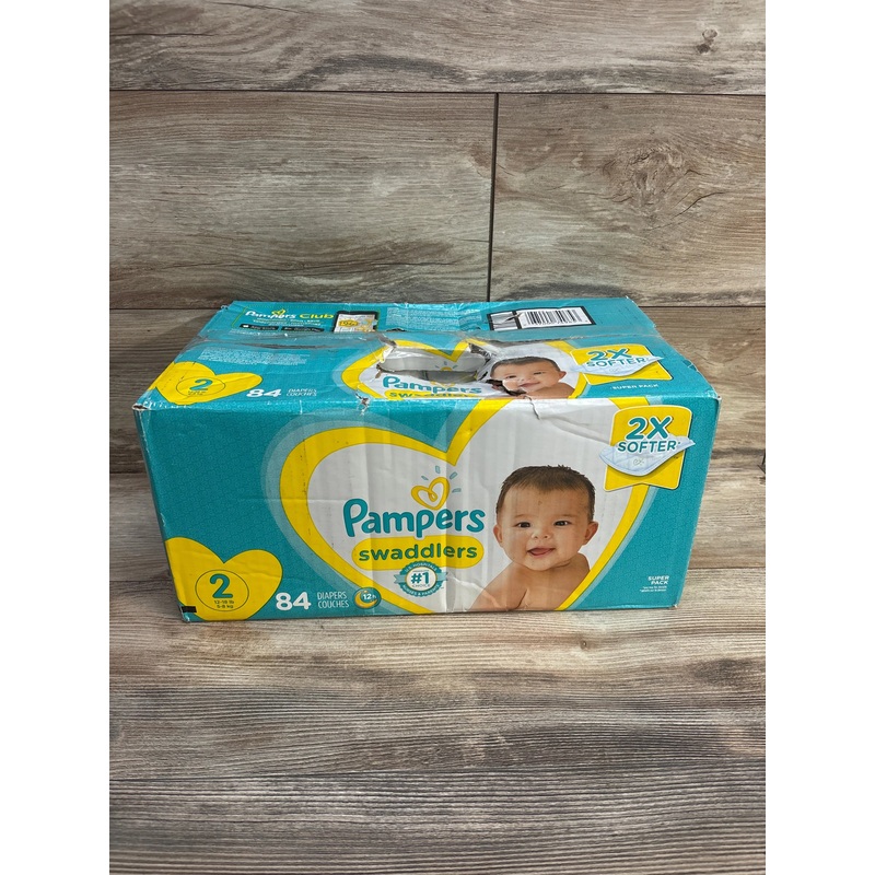 NEW Pampers Swaddlers Size 2 84ct