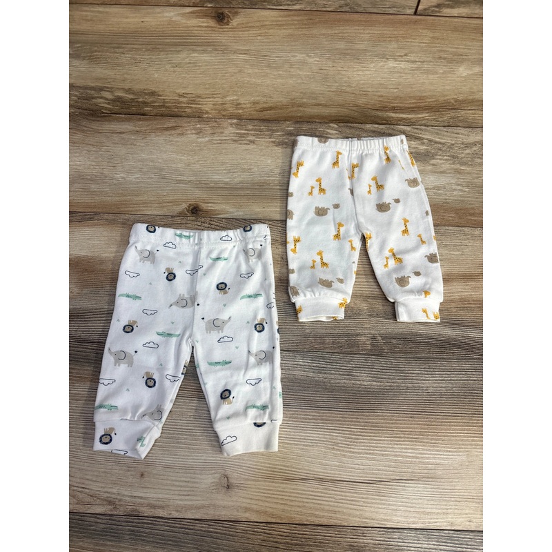 Baby Views 2pk Pants White sz 0-3m White Newborn