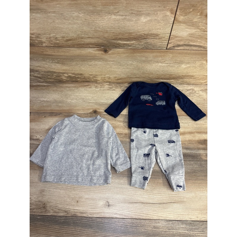 Carter’s 3pc Busy Little Guy Shirt & Pants Set Navy sz 3m Navy 3m