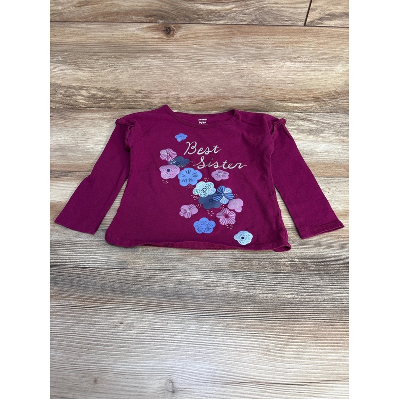 Carter’s Best Sister Shirt Purple sz 3T Purple 3T
