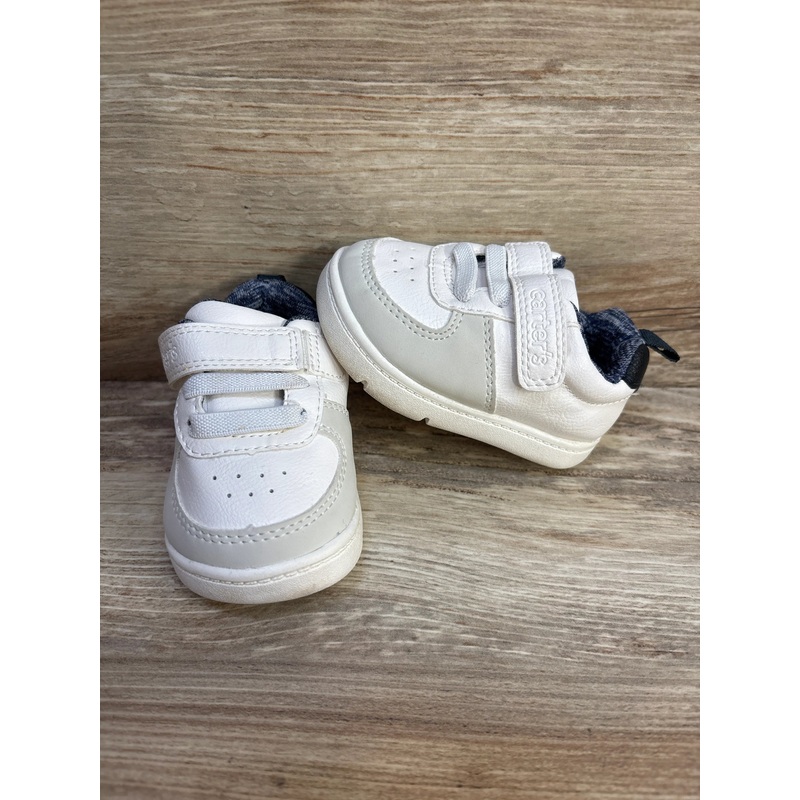 Carter’s Every Step First Walker Kyle Casual Sneakers White sz 2c