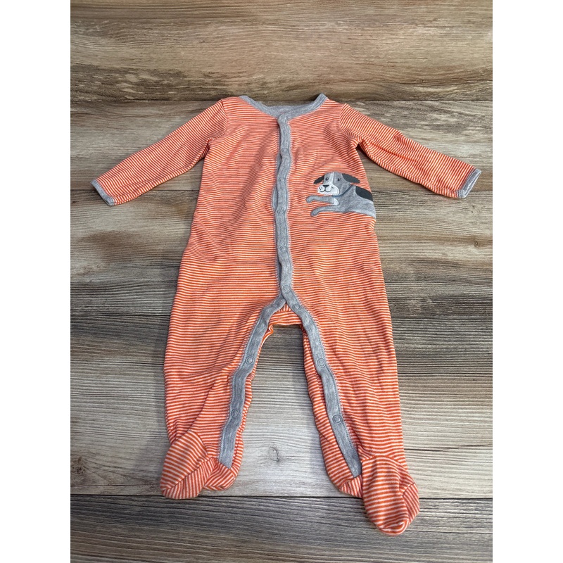 Carter’s Striped Sleeper Orange sz 9m Orange 9m