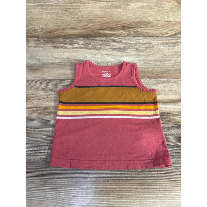 Carter’s Striped Tank Top Pink sz 12m Pink 12m