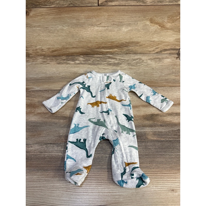 Child of Mine Dinosaur Sleeper Grey sz Preemie Grey Preemie
