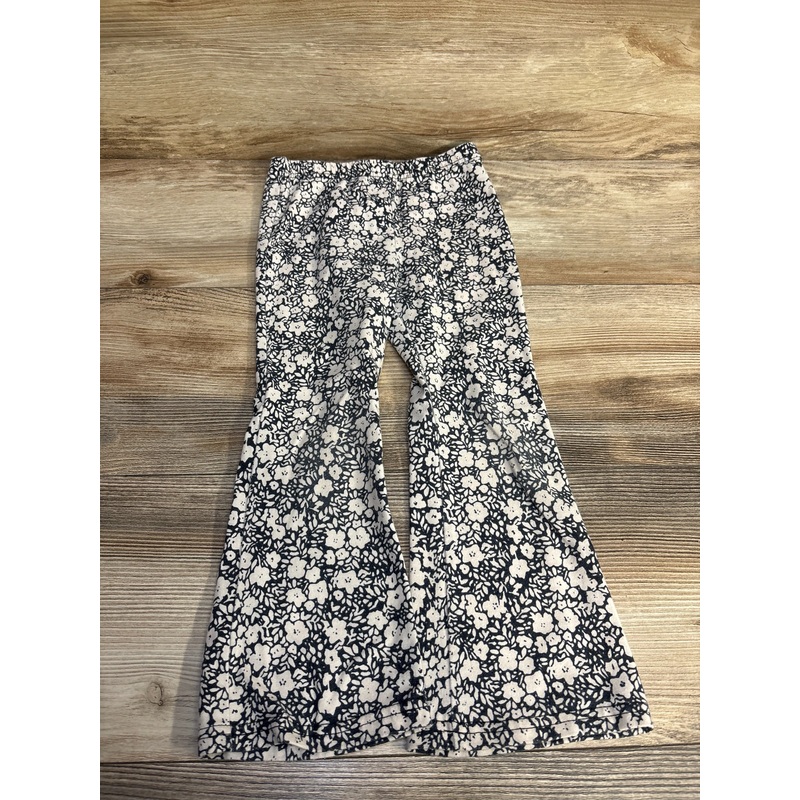 DKNY Floral Flare Leggings Beige sz 4T Beige 4T