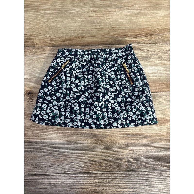 Janie and Jack Floral Skirt sz 18-24m Black 18m