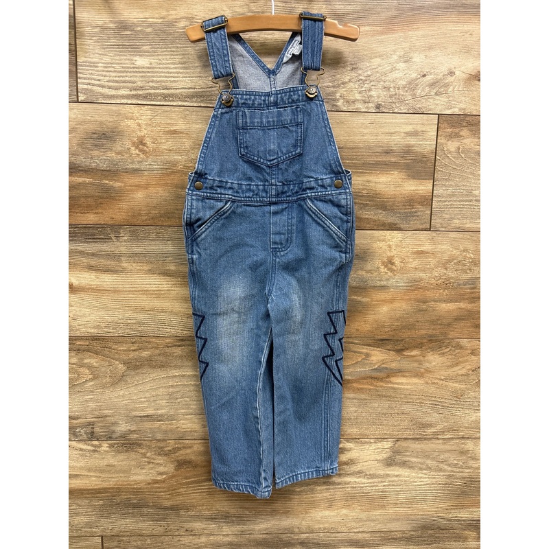 Juno Valentine by Janie and Jack Embroidered Overall Blue sz 3T Blue 3T