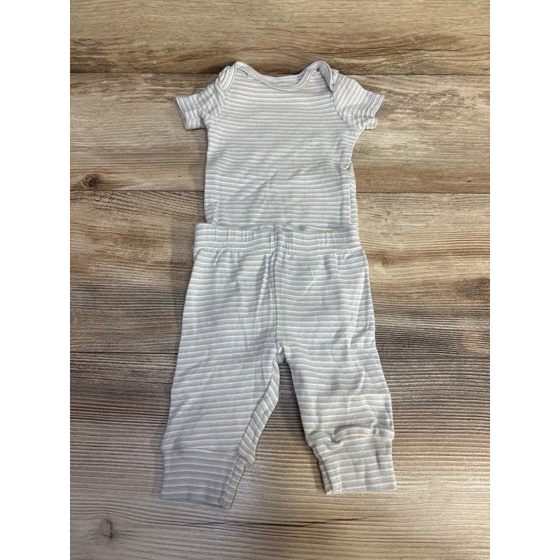 Just One You 2pc Striped Bodysuit & Pants sz 3m Multicolor 3m