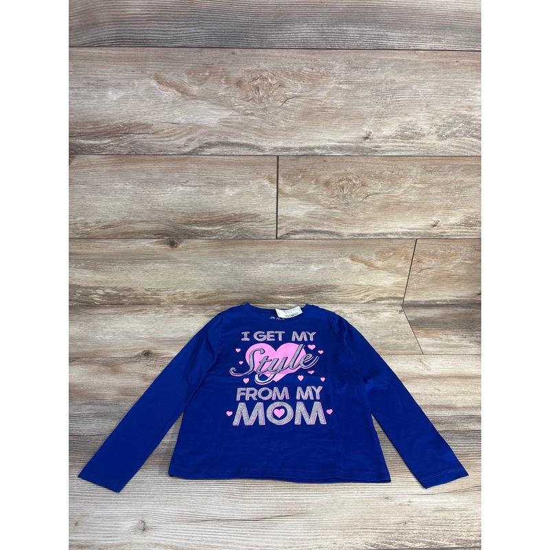 NEW Children’s Place I Get My Style From My Mom Shirt Blue sz 5/6 Blue 5T