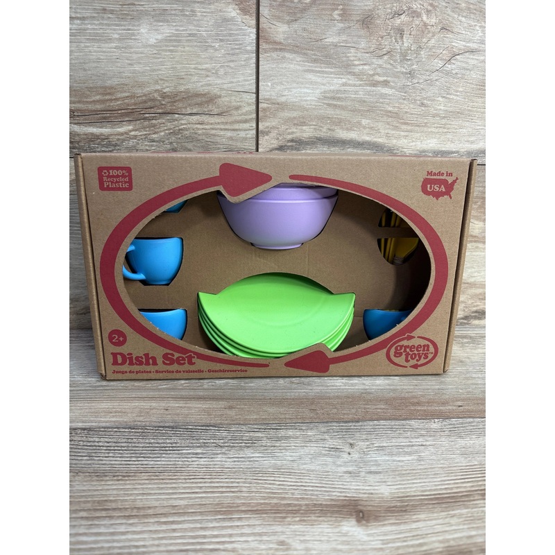 NEW Green Toys 24pc Dish Set
