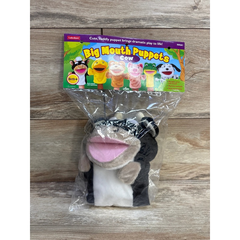 NEW Lakeshore Big Mouth Puppets Cow