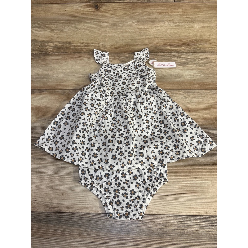 NEW Little Lass 2pc Sleeveless Dress & Bloomers White sz 12m White 12m