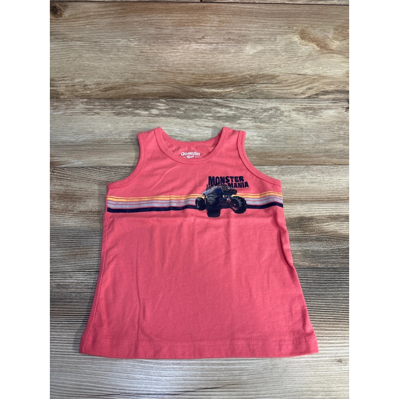Oshkosh Monster Mania Tank Top Pink sz 2T Pink 2T