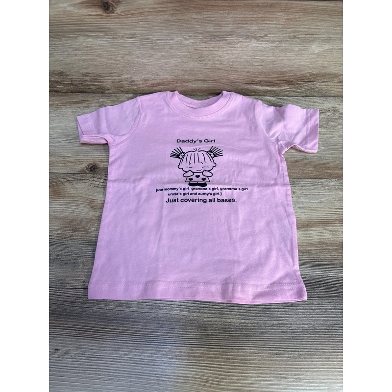 Rabbit Skins Daddy’s Girl Shirt Pink sz 2T Pink 2T