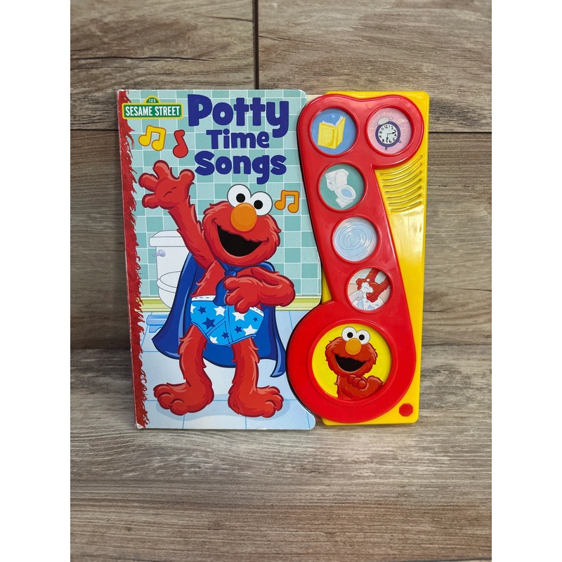 Sesame Street Potty Time Songs Board/Song Book