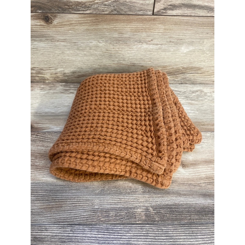 Simka Rose Waffle Baby Blanket in Clay