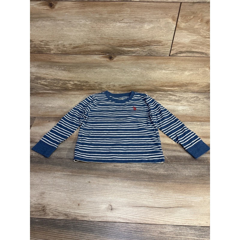 U.S. Polo Assn. Striped Shirt Blue sz 3T Blue 3T