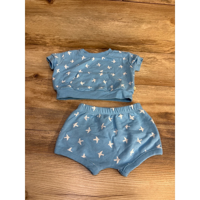 Baby Gap 2pc Shirt & Shorts Blue sz 3-6m Blue 3m