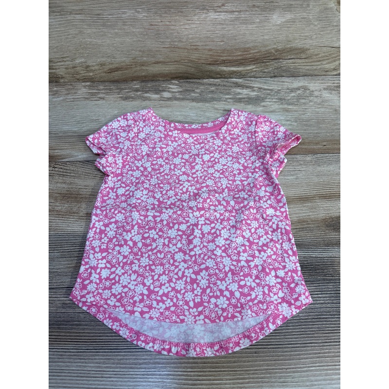 Cat & Jack Floral Shirt Pink sz 18m Pink 18m