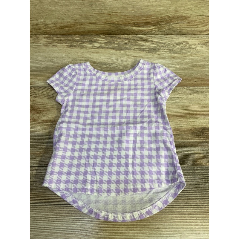 Cat & Jack Gingham Shirt Purple sz 18m Purple 18m