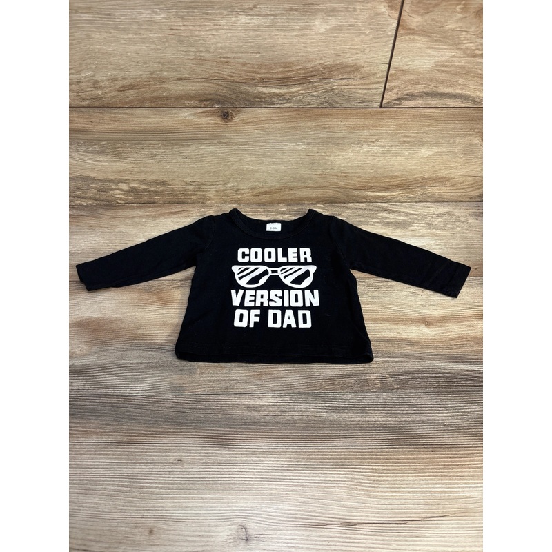 Cooler Version Of Dad Shirt Black sz 6-9m Black 6m