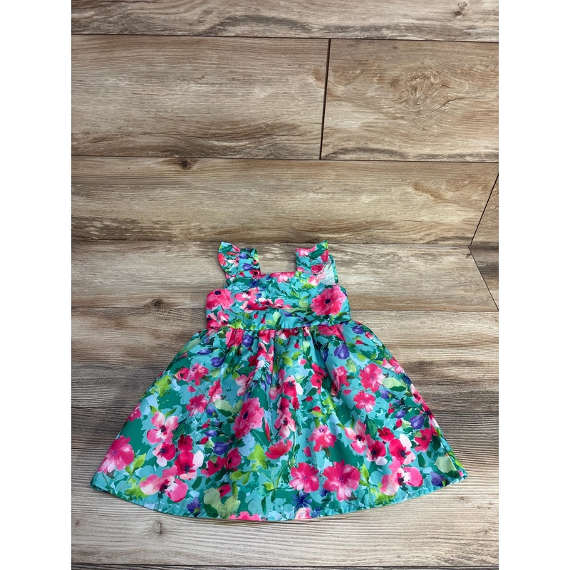 Counting Daisies Floral Dress Green sz 2T Green 2T