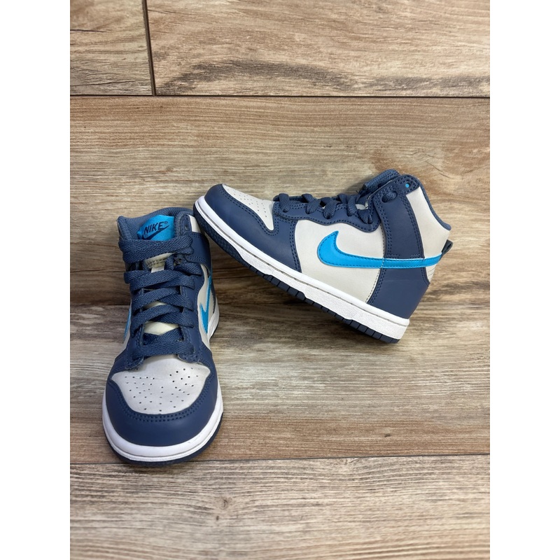 Dunk High PS ‘Light Bone Diffused Blue’ Sneakers sz 10.5c