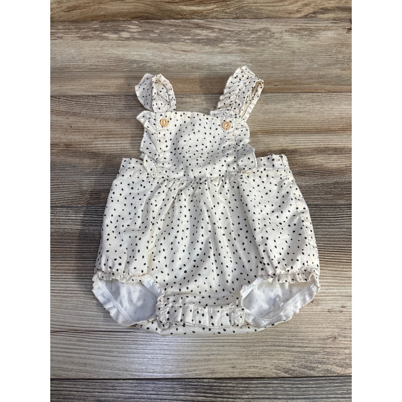 H&M Ruffle Bubble Romper Cream sz 6m Cream 6m