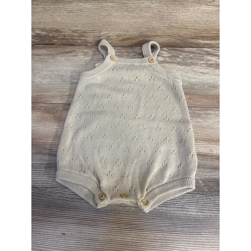 Little Planet Pointelle Romper Beige sz 12m Beige 12m