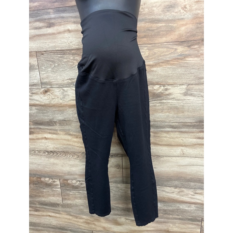 Loft Maternity Full Panel Pants Black sz XL Black Maternity XL