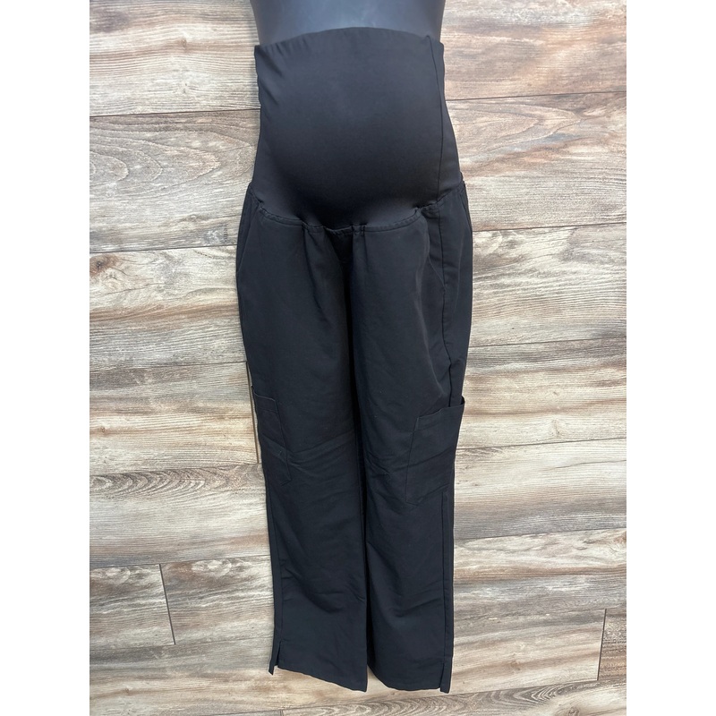 Mandala Full Panel Scrub Pants Black sz Small