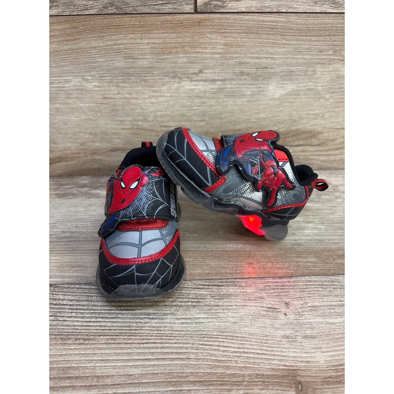 Marvel Spider-Man Light Up Sneakers sz 5c