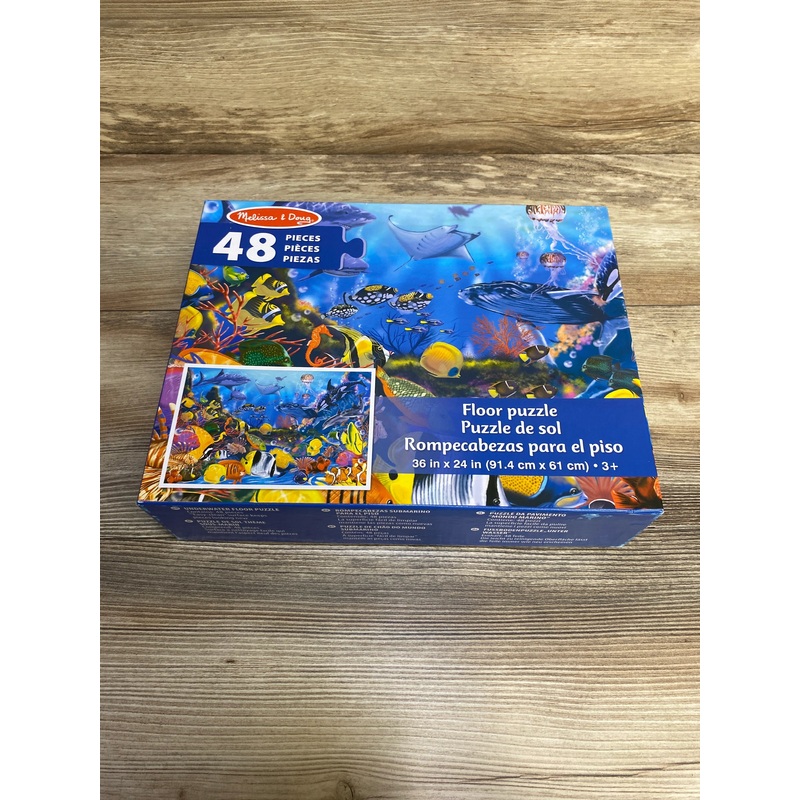 Melissa & Doug Underwater Ocean 48pc Floor Puzzle