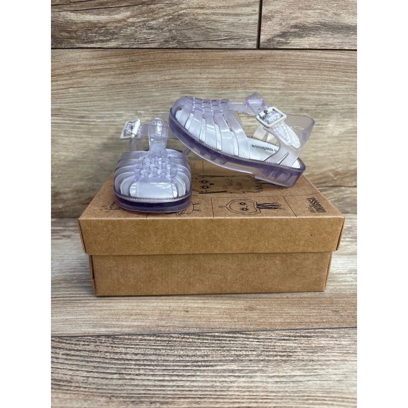 Mini Melissa Possession Jelly Sandals Clear sz 5c