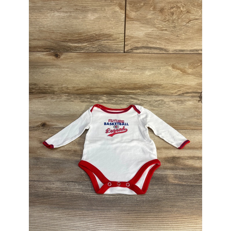 NBA Future Basketball Legend Bodysuit White sz 3m White 3m