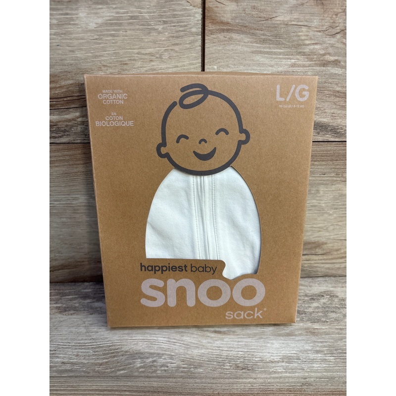 NEW Happiest Baby SNOO Sleep Sack White sz 4-6m White 3m