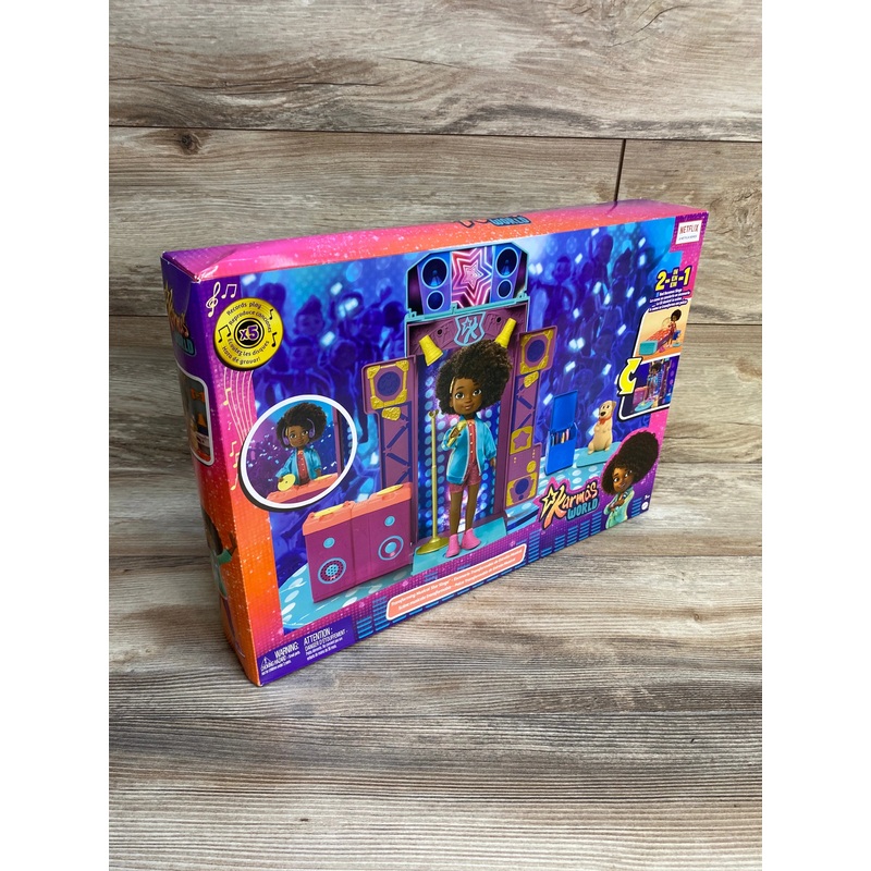 NEW Mattel Karma’s World Transforming Musical Star Stage Playset