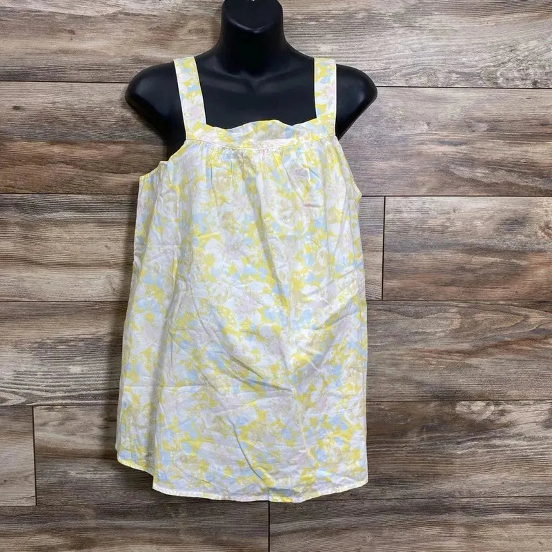 NEW The Nines By Hatch Floral Tank Top sz Large Yellow Large New