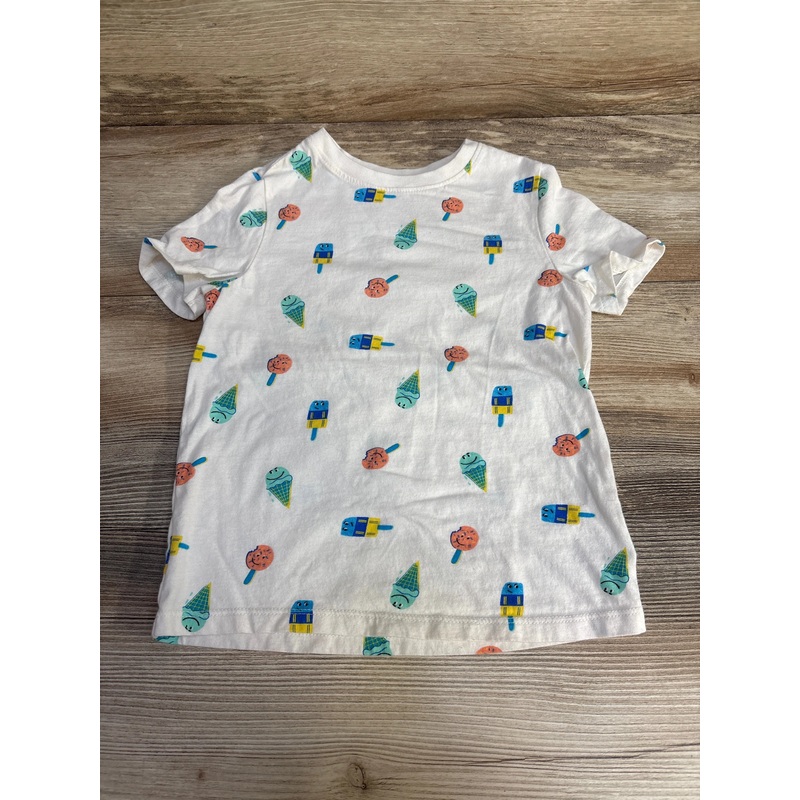 Old Navy Ice Cream Shirt White sz 5T White 5T