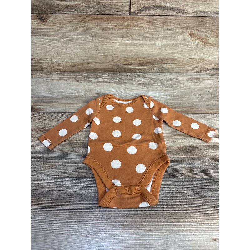 Old Navy Polka Dot Bodysuit Brown sz 0-3m Brown Newborn