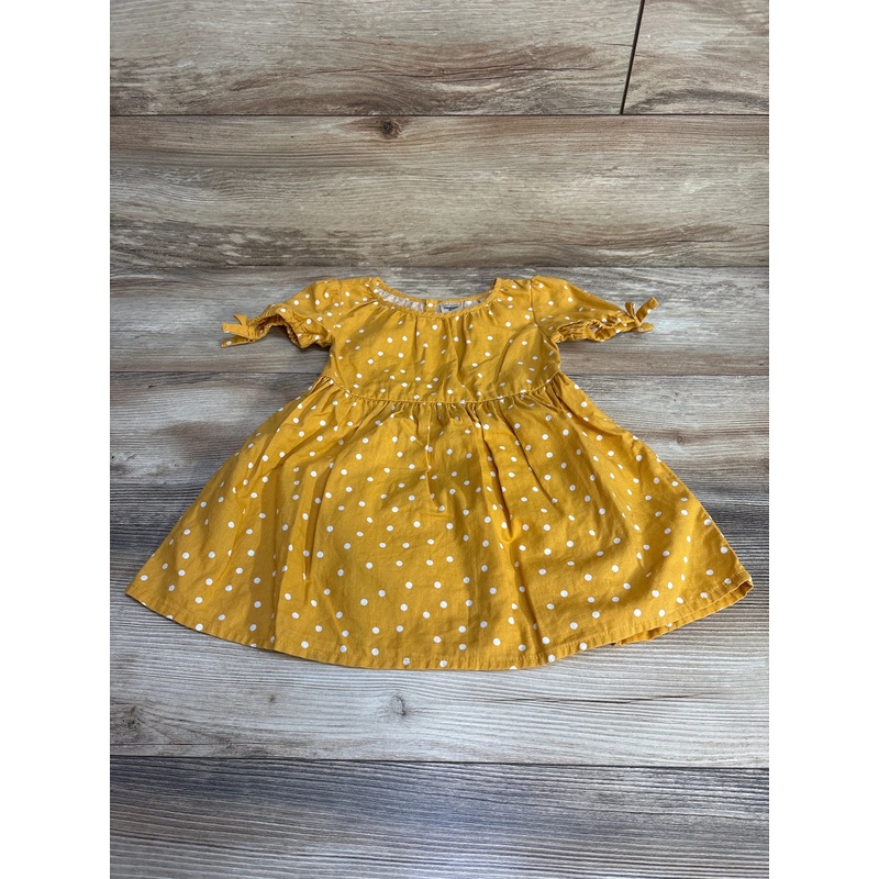Oshkosh Polka Dot Dress Yellow sz 2T Yellow 2T
