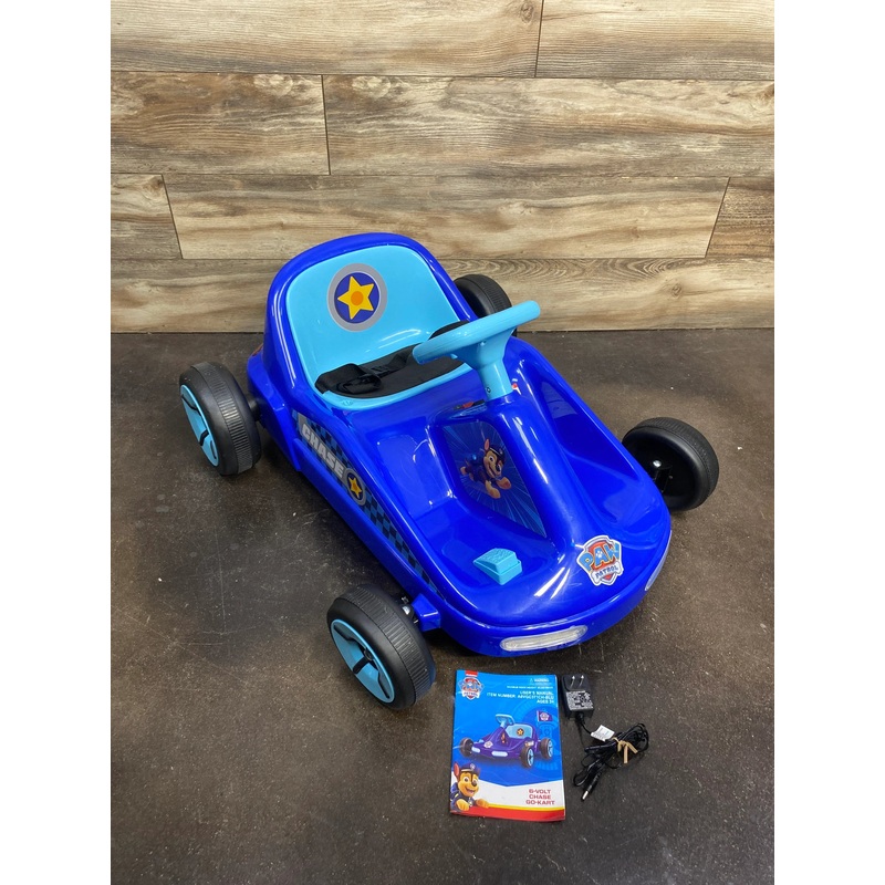 PAW Patrol Chase Go Kart 6V Ride-On