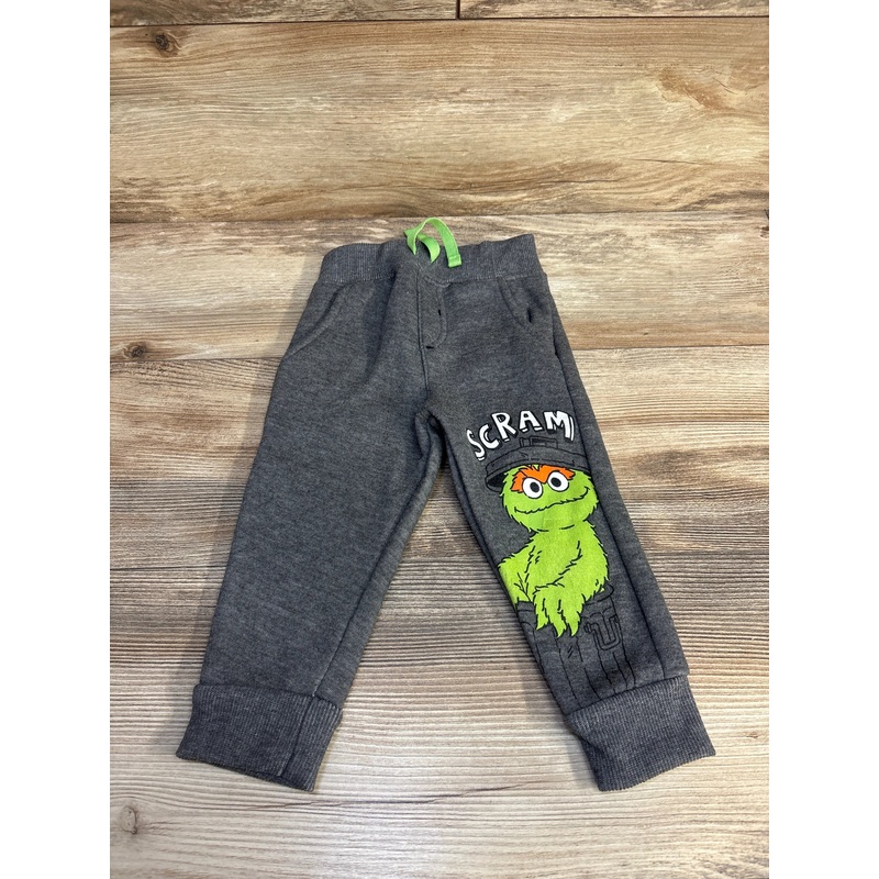 Sesame Street Oscar Monster Pull On Joggers Grey sz 18m Grey 18m